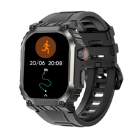Reloj Inteligente GPS ODM con Pantalla Cuadrada TFT HD de 1.83 Pulgadas, Monitor de Ritmo Cardíaco, Monitor de Sueño, Brújula, Resistente al Agua IP68, para Deportes al Aire Libre