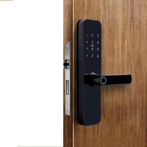 Wifi tuya ttlock app điều khiển vân tay điện tử kỹ thuật số màn hình cảm ứng bàn phím mã khóa cửa thông minh cho gỗ - Product Image 2