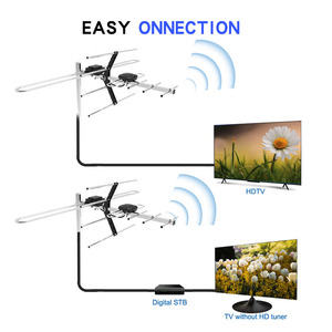 Antena de TV Digital VHF Yagi para Exteriores ODM OEM con Material de Aluminio, Antena DVB T2 para Captar Todos los Canales Locales - Product Image 3
