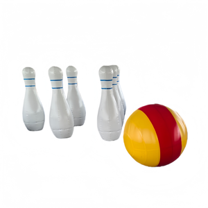 Pins de bowling gonflables géants personnalisés à vendre, jeu de bowling gonflable pour les loisirs commerciaux en plein air - Product Image 2