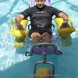 Silla de ruedas de playa flotante de agua, globo de 16 ", neumáticos de globo de 12" para arena suave, desmonta fácilmente el respaldo ajustable- - Product Image 1