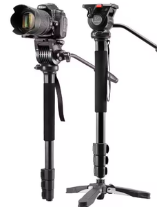 Monopié <span class=keywords><strong>para</strong></span> Cámara de <span class=keywords><strong>Video</strong></span> <span class=keywords><strong>DSLR</strong></span> Weifeng WF-3978M con Cabezal Fluido y Trípode <span class=keywords><strong>para</strong></span> Videografía Profesional - Product Image 5