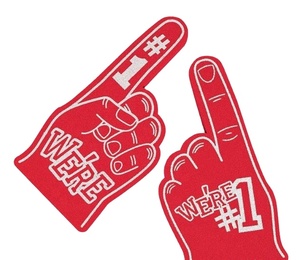 EVA <b>Foam</b> <b>Hand</b> <b>Hands</b> Printed Large <b>Foam</b> Cheer Promotional <b>Sponge</b> Cheering Mini <b>Foam</b> <b>Finger</b> - Product Image 3