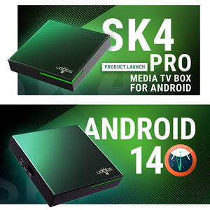 Decodificador de TV Ugoos SK4 PRO S905X5M-K 4G 64G, Android 14 STB, Cuatro Núcleos, WIFI 2.4G/5G, Reproductor Multimedia BT, SK4pro Smart OTT - Product Image 4