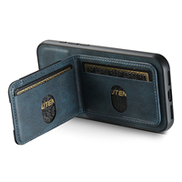 Étui de téléphone SUTENI pour iPhone 18 Pro Max avec porte-cartes, bande élastique, texture lisse, support en similicuir de luxe, compatible avec les modèles 17, 16 Plus, 15, 14, 13, 12