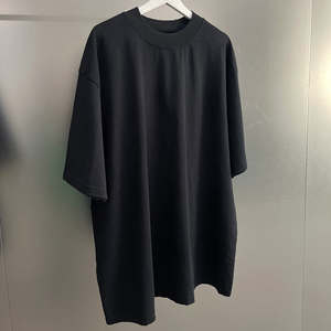 Customized logo <b>printed</b> round neck T-shirt for men, 100% pure cotton <b>neutral</b> solid color T-shirt - Product Image 5