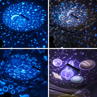 Proyector Láser Youkela, Lámpara de Proyección Recargable por USB, Lámpara LED Láser, Luz Nocturna, Mini Proyector para Fiestas en Interiores