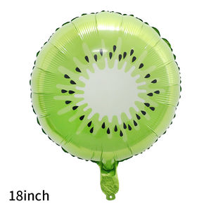 여름 휴가 18 인치 과일 호일 풍선 생일 이벤트 파티 장식 용품 수박 오렌지 딸기 장난감 - Product Image 4
