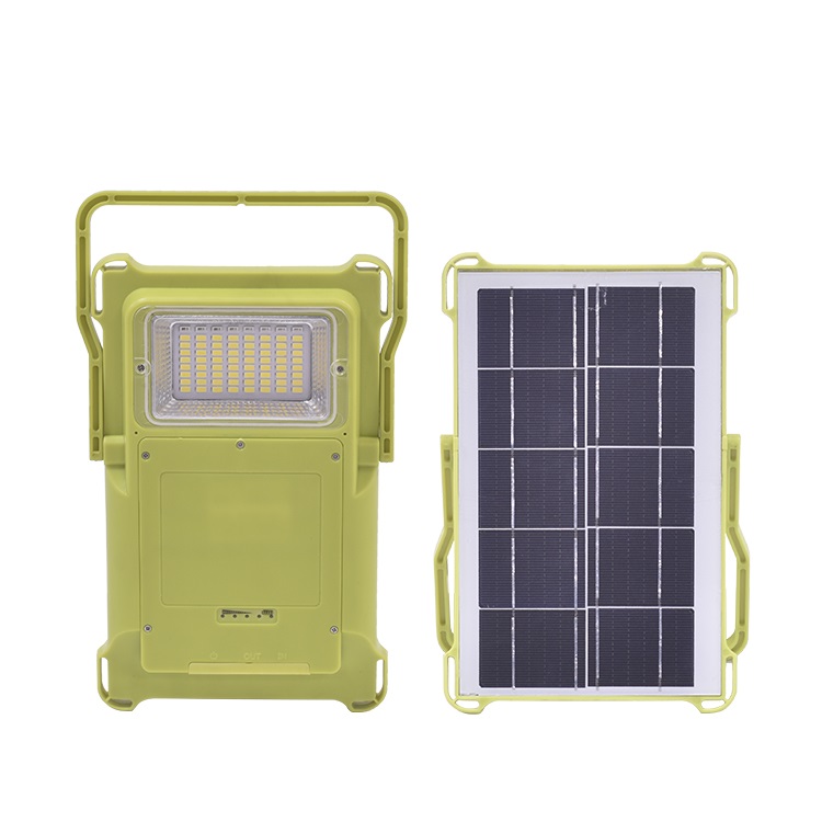 Waterproof Ip65 Outdoor Camping ABS Smd 50w Rechargeable Solar Emergency Led Flood Light