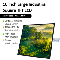Module d'affichage TFT LCM carré de 10 pouces, 4 voies MIPI, pour adaptateur tactile, résolution 1200x1200, pour utilisation industrielle en extérieur