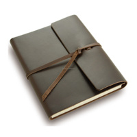 Alta calidad de lujo A5 cubierta suave Vintage cuero genuino diario cuaderno diario estilo impreso
