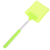 Tapette à mouche portable télescopique en plastique de 28 pouces