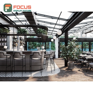 ตู้โชว์กาแฟความจุสูง ชั้นวางกระจก ชั้นวางสินค้า ตู้โชว์ร้านกาแฟ - Product Image 1