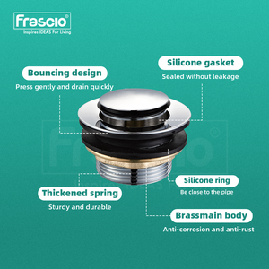 Frascio phòng tắm pop-up bồn rửa cống phê duyệt bởi Watermark cống pop-up chất thải trong nhà vệ sinh cho gốm bồn rửa cống cắm - Product Image 1