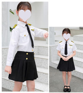 Disfraz <span class=keywords><strong>de</strong></span> Piloto para el Día del Niño, Uniforme <span class=keywords><strong>de</strong></span> Azafata, Disfraz <span class=keywords><strong>de</strong></span> Halloween, Carnaval, Cosplay para Niños y Niñas, Disfraz <span class=keywords><strong>de</strong></span> Capitán <span class=keywords><strong>de</strong></span> Avión para el Día <span class=keywords><strong>de</strong></span> las Profesiones - Product Image 5