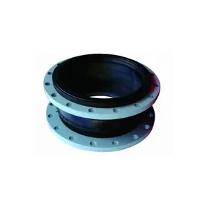 EPDM Flexible Rubber Expansion joint Flanged rubber bellow rubber joint for pipe DN150 PN16