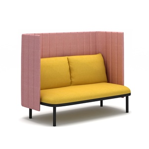 Customize High Density Foam Office Pod Waiting Reception Room Acoustic High Back Leisure Soft Sofa <b>Set</b> Furniture - Product Image 1