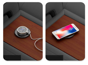 Canapé en cuir en forme de L avec USB, ensemble de canapé d'angle sectionnel, canapé 7 places avec chargeur, canapé-lit de salon, haut-parleur de <span class=keywords><strong>musique</strong></span> - Product Image 4