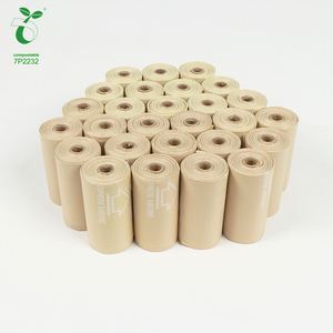Custom logo Printed Biodegradable <b>Compostable</b> Dog Waste <b>Bag</b> Wholesale Eco Dog Poop <b>Bags</b> - Product Image 4
