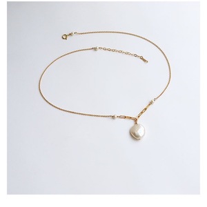 Collier de perles Keshi baroques naturelles romantiques, style INS, chaîne de clavicule personnalisée, design de niche unique, Wenchi Chine - Product Image 5