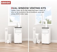 Climatiseur électrique portable 12000 BTU, refroidissement uniquement, pour la maison et la voiture, utilisation extérieure, silencieux, avec réfrigérant R290, commande WiFi