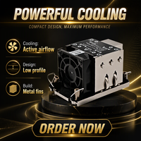KYL4189-2UA 2U Pendingin CPU Server Aktif untuk Intel Xeon Scalable Generasi ke-3 Soket LGA4189 270W TDP Kipas 60mm 10000RPM