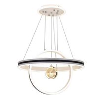 Lampe LED en cristal de style français, luxe léger, simple et moderne, lampe suspendue pour salon, lampe pour salle à manger, lampe pour chambre à coucher, lampe pour villa