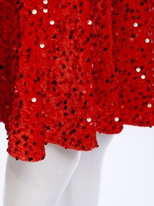 Girls Sequin <b>Skirt</b> Sparkly Mini <b>Skirt</b> Flared <b>Elastic</b> <b>Waist</b> Dance <b>Skirt</b> for Kids Birthday Party Christmas Stage Shows Custom - Product Image 4