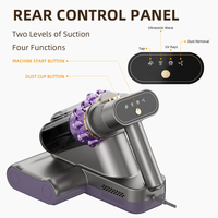 Aspirateur UV portable pour matelas et literie, double brosse rotative, réservoir de poussière de 500 ml, filtration 5 couches, anti-acariens