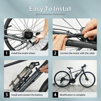 Moteur de moyeu arrière pour vélo électrique Keyde S110 - Moteur de vélo électrique 250W 500W avec commande sans fil