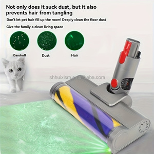 Accessoires pour aspirateur avec détection de poussière par lumière verte, compatibles avec les modèles sans fil <span class=keywords><strong>Dyson</strong></span> V7 V8 V10 V11 <span class=keywords><strong>V15</strong></span> pour sols durs - Product Image 4