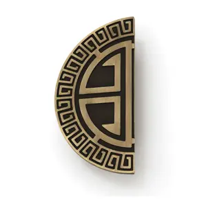 Maçaneta de porta antiga de latão com design personalizado de qualidade de exportação, para uso duradouro, com preço de exportação