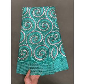 Tissu en dentelle jacquard brocart soluble dans l'eau 100% coton écologique de haute qualité pour robes de mariée et vêtements pour femmes - Product Image 3