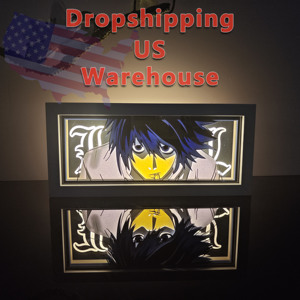 美仓剪纸LED灯箱手工漫画影灯雕刻夜灯台灯3天内发货 - Product Image 3