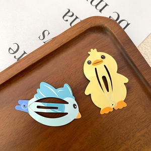 Cute Cartoon Animal Metal Hairpins Moda Meninas Side Clip Acessórios para cabelo para crianças Baby BB Bangs com PC Material - Product Image 4