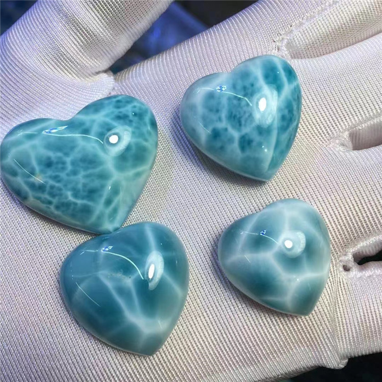 Китайский производитель, оптовая продажа, Ларимар, сфера, грубый кабошон, камень, сердце или кулон круглой формы