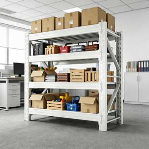 Space Saving Light Duty Storage Racking System 4 Tier Shelf for Home Garage - Product Image 4