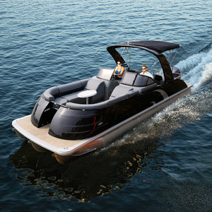 Bateau de pêche à ponton en aluminium de luxe Kinocean <span class=keywords><strong>2022</strong></span> avec <span class=keywords><strong>moteur</strong></span> <span class=keywords><strong>hors</strong></span>-<span class=keywords><strong>bord</strong></span>, <span class=keywords><strong>meilleur</strong></span> yacht, expériences de pêche de luxe - Product Image 5