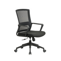 Chaise de bureau ergonomique moderne en maille avec repose-pieds cinq étoiles, pivotante et réglable en hauteur, dossier confortable, idéale pour dortoir, en plastique