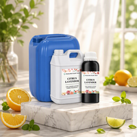 Huile parfumée naturelle agrumes et lavande, extrait végétal, pour diffuseur, détergent, liquide de lavage en vrac