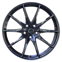 Jantes en alliage de 15 à 19 pouces 5x114.3 5x105 ET40 Noir brillant pour Toyota Honda Nissan Hyundai Ford TUV JWL