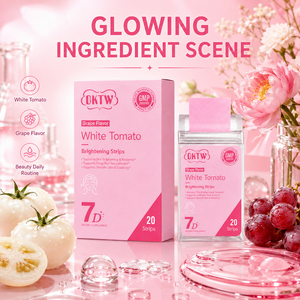 OKTW - Tiras de Suplemento de Tomate Blanco de Disolución Oral, Fórmula Vegana, Disponibilidad Inmediata, Suministro de Fábrica, Apoyo para un Tono Uniforme - Product Image 2