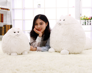 Carino soffice giocattoli di peluche con animali ripieni per bambini regali di San Valentino di compleanno di peluche di gatto bianco imbottito - Product Image 4