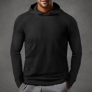 Sudadera de Algodón para Hombre, de Alta Calidad, al por Mayor, para Invierno, con Cierre Completo, Gruesa, Impermeable, Bordada y con Cuentas, Estilo Holgado - Product Image 1