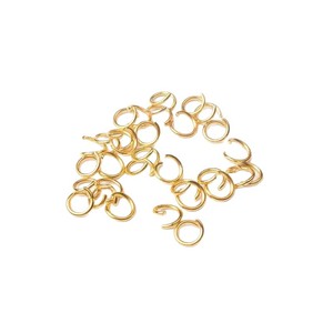Silver Open <b>Ring</b> Jewelry Findings 6mm For DIY Earrings Necklaces Bracelets Metal Plated Accessory - Product Image 3