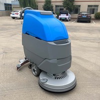 Autolaveuse à haute efficacité avec plateau de brosse de 530 mm de diamètre, machine de nettoyage directe usine pour revêtements de sol en PVC et caoutchouc