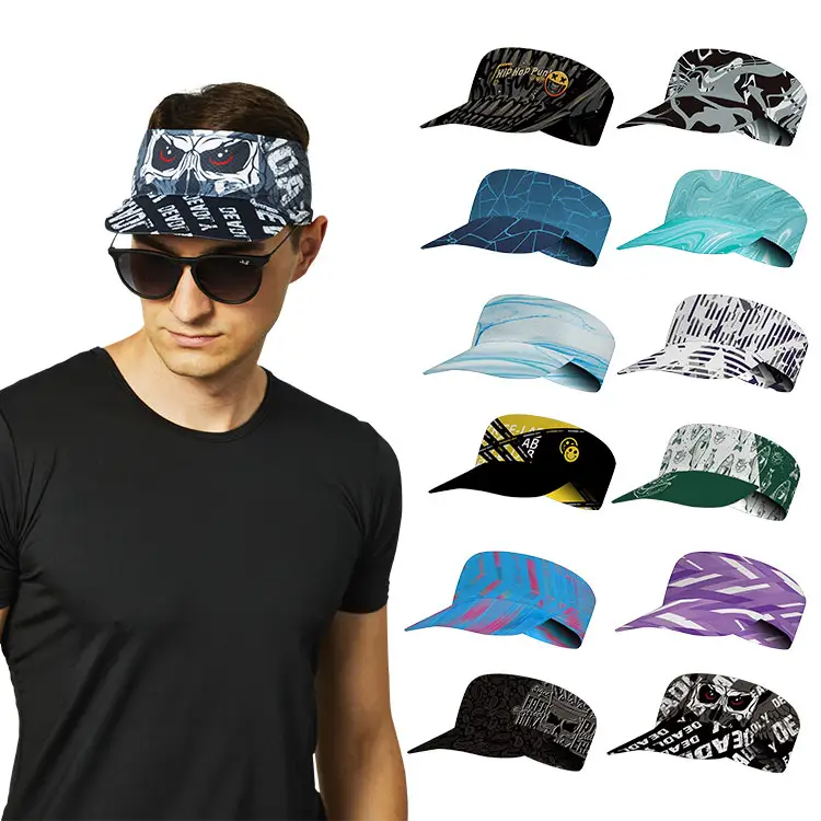 Gorra con logotipo bordado personalizado para hombre y mujer, gorra con visera UV para Golf, tenis, deportes al aire libre, novedad