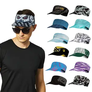 Gorra con logotipo bordado personalizado para hombre y mujer, gorra con visera UV para Golf, tenis, deportes al aire libre, novedad