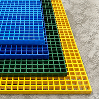 Panneaux de grillage en fibre de verre GRP FRP, robustes, durables, sur mesure, résistants à la corrosion, à mailles ouvertes, pour clôtures de plateformes