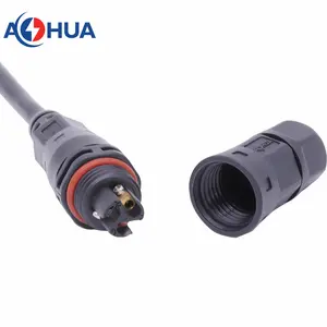 300V/10A elektrik kabloları konektörü 2 3 Pin vida sabitleme tipi elektrik konnektörleri